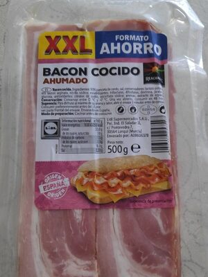 Bacon cocido