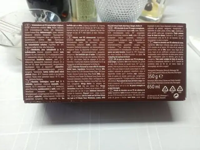 gelatelli Choco ingredients label