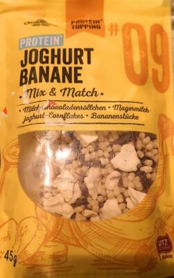 Joghurt Banane Protein Topping
