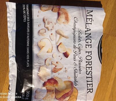 Mélange Forestier front packaging