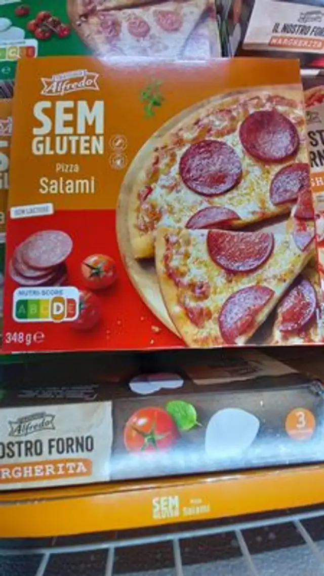 Glutenfreie Pizza Salami front packaging