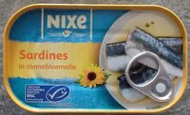 Sardines in zonnebloemolie