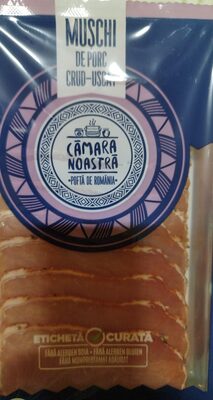 muschi de porc crud-uscat