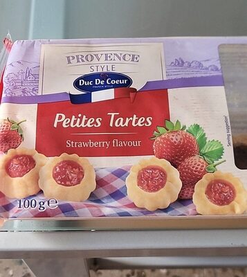 Petites tartes strawberry flavour provence style front packaging