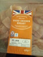 Diced chicken breast 400g