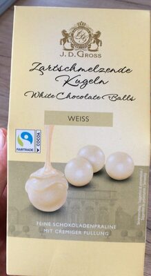 White chocolate balls