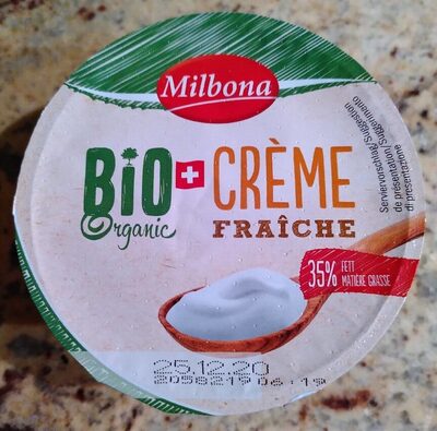 Crème fraîche Bio Organics