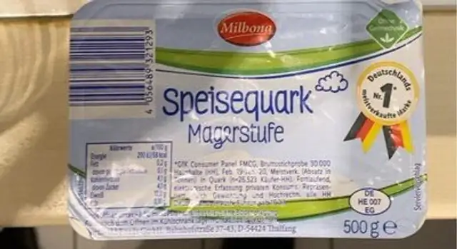 Speisequark Magerstufe front packaging