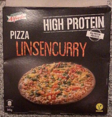 Pizza Linsen Curry High Protein