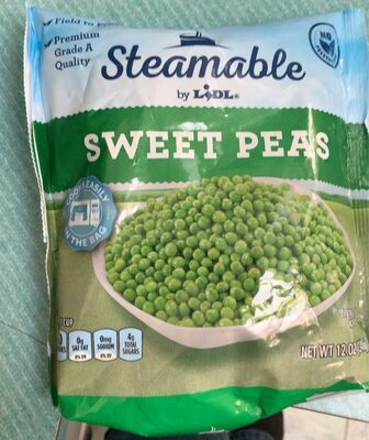 sweet peas front packaging