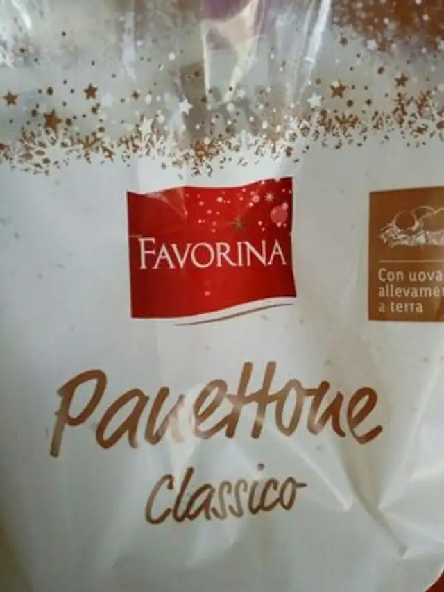 Panettone front packaging
