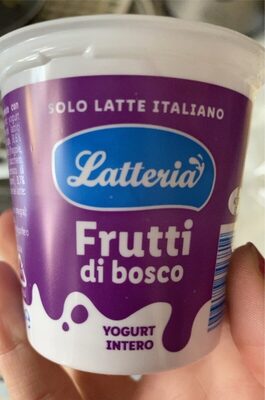 yogurt intero frutti di bosco