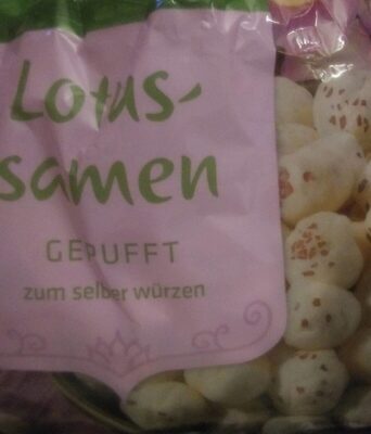 Lotus Samen gepufft