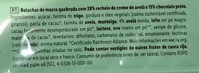 Unknown ingredients label