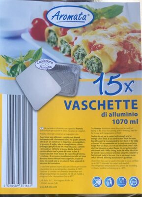 Contenitori alluminio