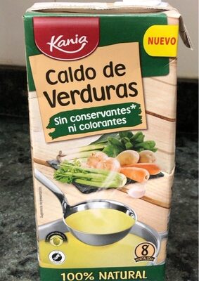 Caldo de verduras 100 natural sin conservantes  ni colorantes