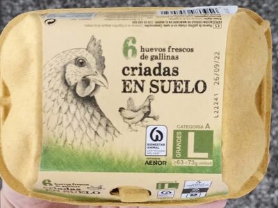 Huevos gallinas criadas en duelo