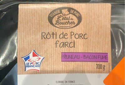 Carré de Porc farci, pruneaux et bacon fumé