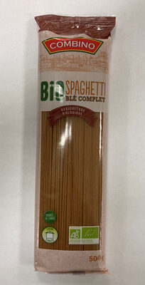 Bio Spaghetti blé complet front packaging