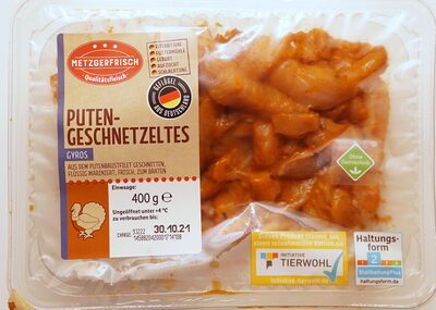 Puten-Geschnetzeltes Gyros