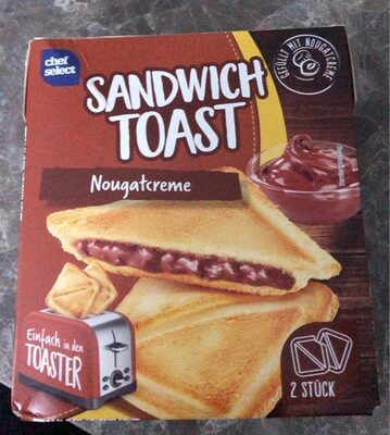 Sandwich Toast Nougatcreme