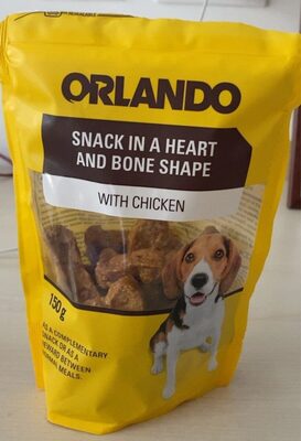 Snack in a heart and bone shape