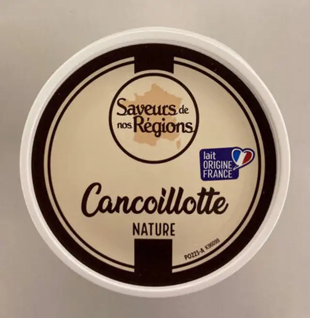Cancoillotte IGP Nature front packaging