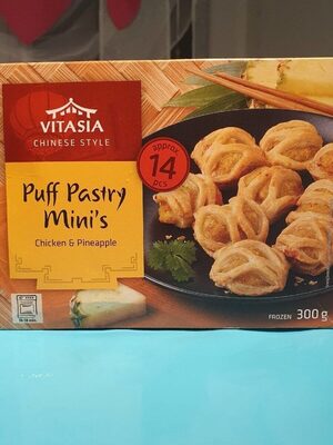 puff pastry mini's front packaging
