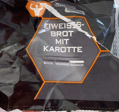 Eiweiß-Brot mit Karotte