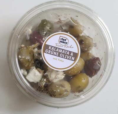 Kalamata und Grüne Oliven