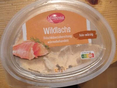 Wildlachs Frischkäsezubereitung