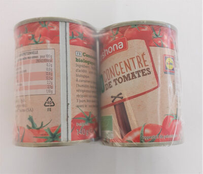 Concentré de tomates bio