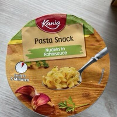 Pasta Snack Nudeln in Rahmsoße