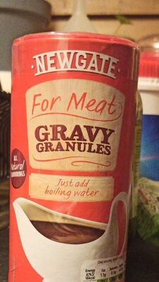 Gravy granules for meat