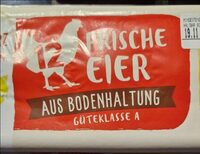 Frische Eier Bodenhaltung 10+2