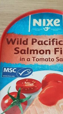 Филе от тихоокеанска сьомга в доматен сос