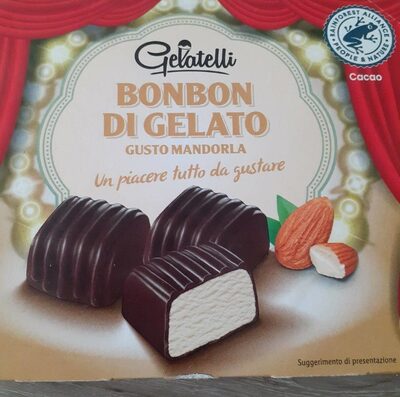 Bonbon di gelato gusto mandorla