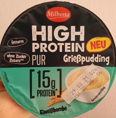 High Protein Pur Grießpudding