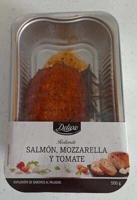 Salmón mozzarella y tomate