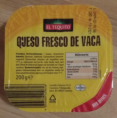 Queso fresco de vaca