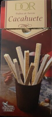 Palitos de turron cacahuete