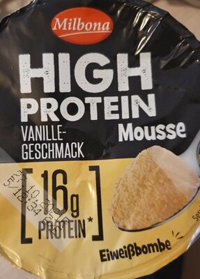 High protein vanille mousse