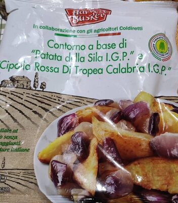Contorno a base di patate della Sila e cipolla rossa di tropea