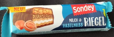 Milch & Haselnuss Riegel