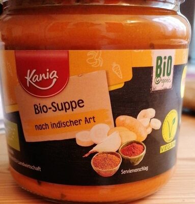 Bio-Suppe nach indischer art