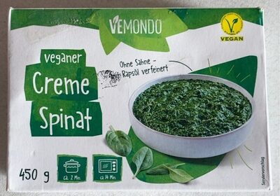 Veganer Creme Spinat