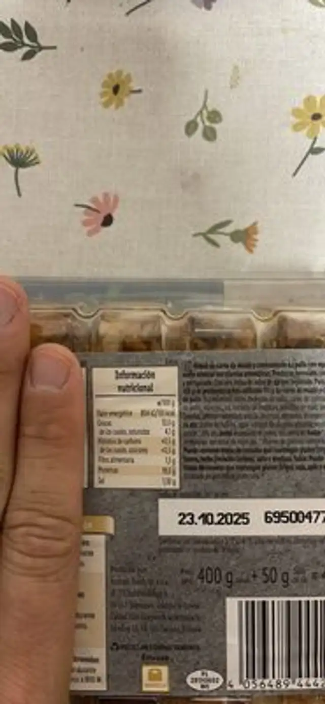 Pollo Kebab nutrition facts table