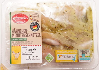 Hähnchen-Minutenschnitzel Joghurt-Kräuter