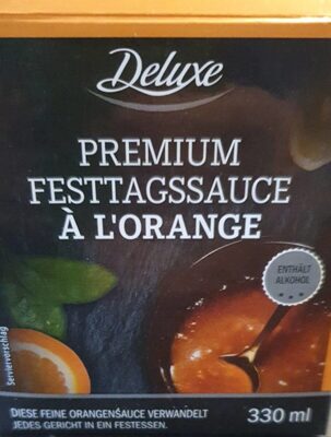 Premium Festtagssauce front packaging