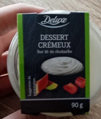 Dessert crémeux rhubarbe